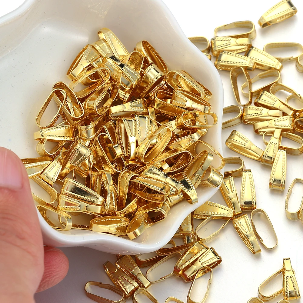 펜던트 참 커넥터용 스테인리스 스틸 버클 걸쇠, 클립 핀치 베일 걸쇠 목걸이, DIY 보석 만들기 액세서리, 50 개