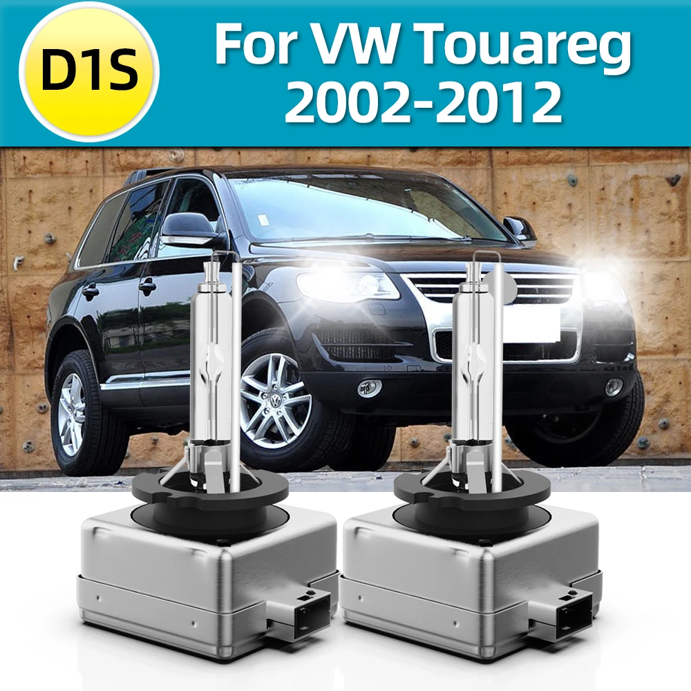 VW 투아렉 Gen1 Gen2 2002 2003 2004 2005 2006 2007 2008 2009 2010 2011 2012, 밝은 35W 제논 D1S HID 헤드라이트 전구, 12V, 2 개 title=VW 투아렉 Gen1 Gen2 2002 2003 2004 2005 2006 2007 2008 2009 2010 2011 2012, 밝은 35W 제논 D1S HID 헤드라이트 전구, 12V, 2 개 