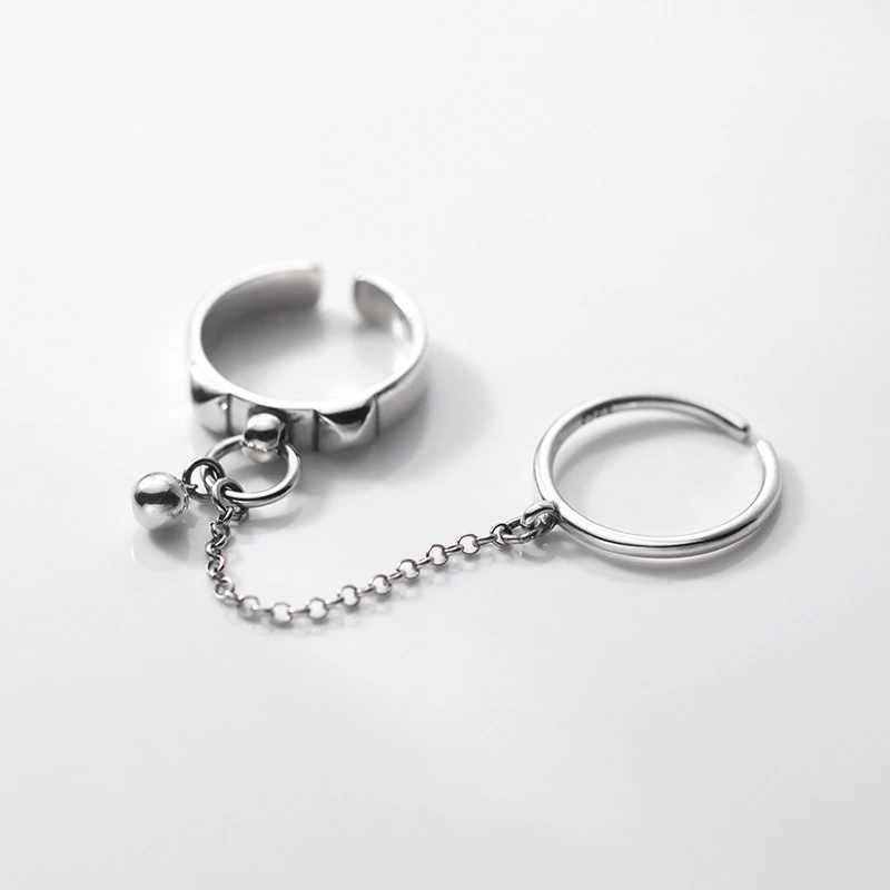 여성용 빈티지 925 스털링 실버 크로스 플라워 반지, 웨딩 트렌디 쥬얼리, 대형 조정 가능한 앤티크 반지, 아닐로