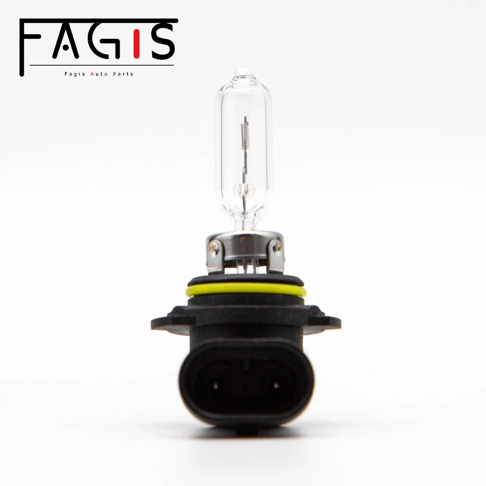 Fagis 자동차 헤드라이트 할로겐 전구, 미국 브랜드 9012 Hir2 12V 55W, 투명 3350K, 따뜻한 흰색, 자동차 헤드 램프, 1 개