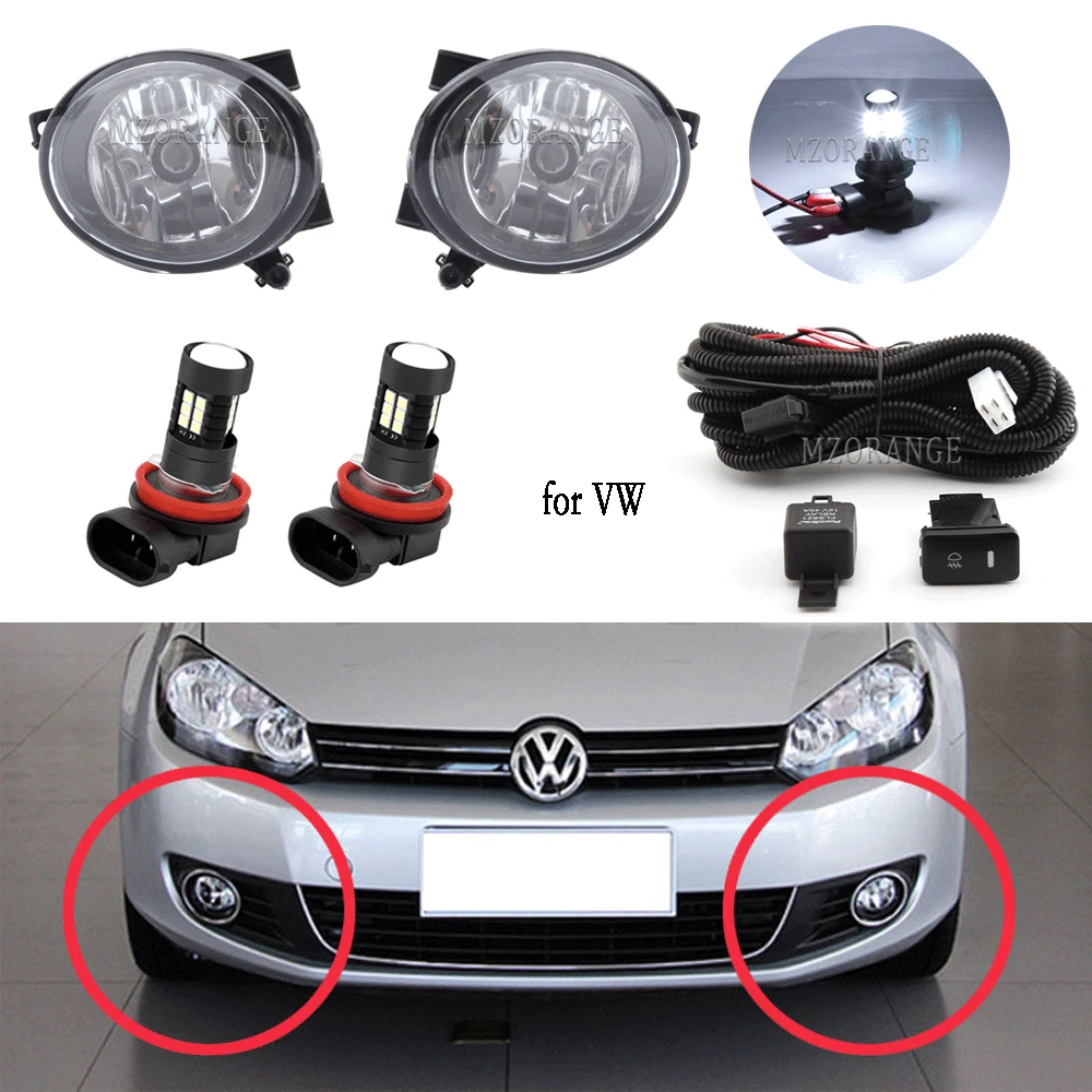 VW 제타 6 MK6 골프 6 LED 안개등, 캐디 투란 티구안 헤드라이트 안개등 커버 그릴, 자동차 액세서리 title=VW 제타 6 MK6 골프 6 LED 안개등, 캐디 투란 티구안 헤드라이트 안개등 커버 그릴, 자동차 액세서리 