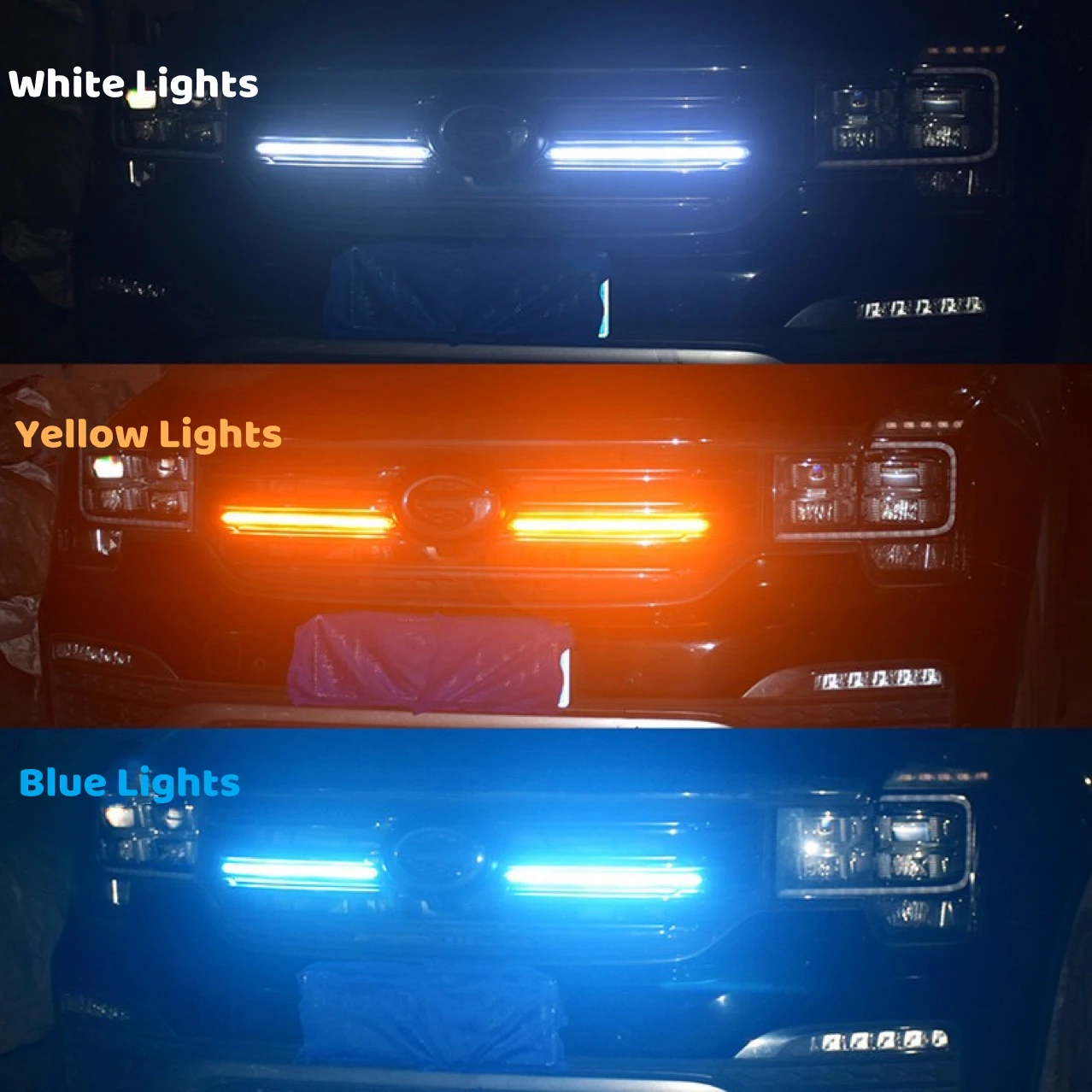 유연한 DRL LED 스트립 자동차 주간 주행등, 자동 헤드라이트, 방수 화이트 방향 지시등, 노란색 브레이크 플로우 램프, 12V, 2 개