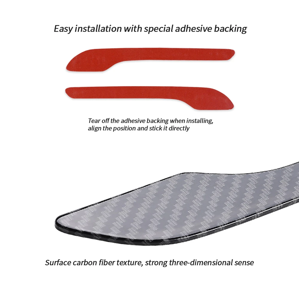 탄소 섬유 자동차 도어 핸들 장식 테슬라 모델 3 2019-2023 모델 y 2023 액세서리, 자동차 스티커 4 피스 자동차 액세서리