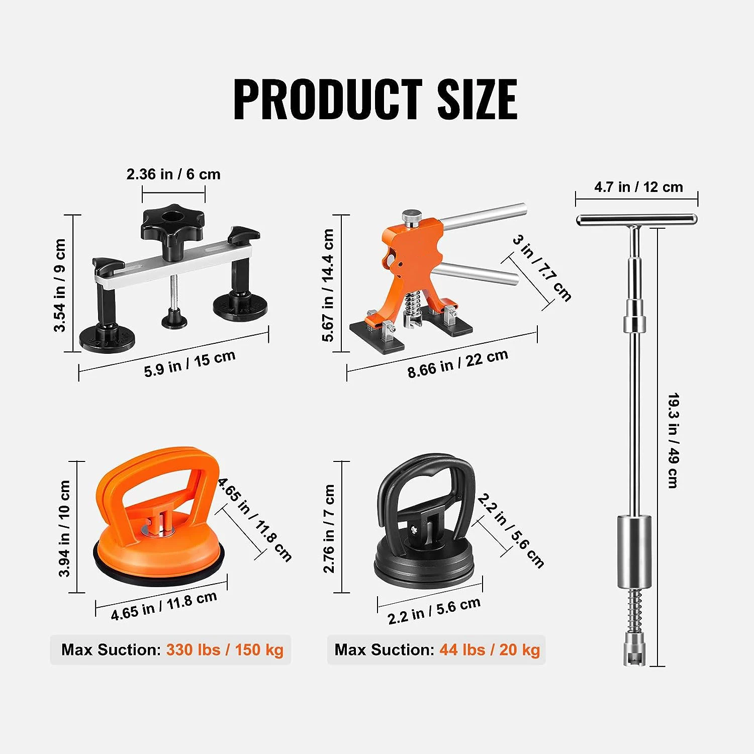 슈퍼 PDR 도구 무도장 덴트 수리 키트, 자동차 덴트 제거, 자동차 수리, DIY 우박 수리 도구