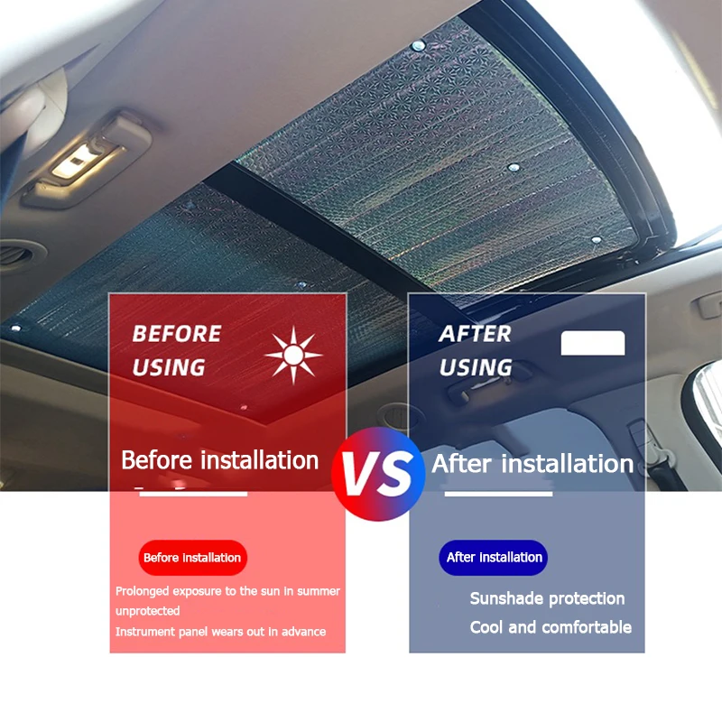 ZLWR BYD ATTO 3 선루프 차양, 지붕 선스크린, 단열 차양, BYD YUAN 플러스, 자동차 선루프 차양