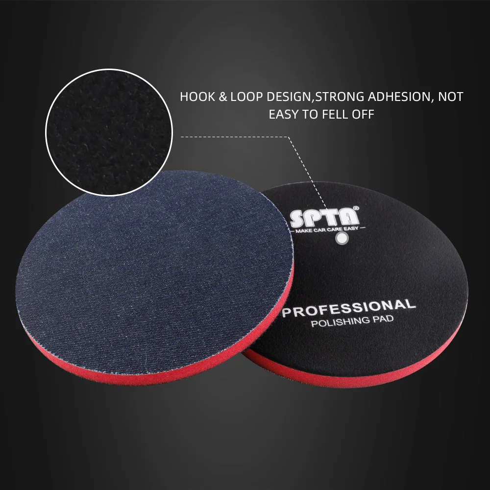 (단일 판매) SPTA 자동차 오렌지 껍질 제거 버핑 연마 패드 데님 패드 1000/2000/3000 그릿 3 