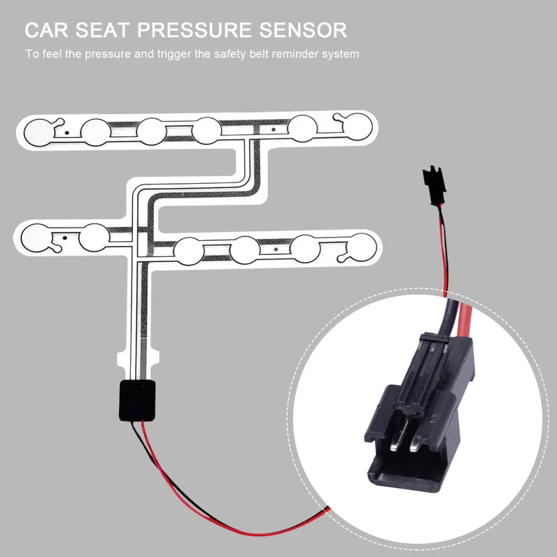 범용 자동차 좌석 압력 센서 안전 벨트 경고 알림 패드, 앉은 알람 액세서리, 신제품