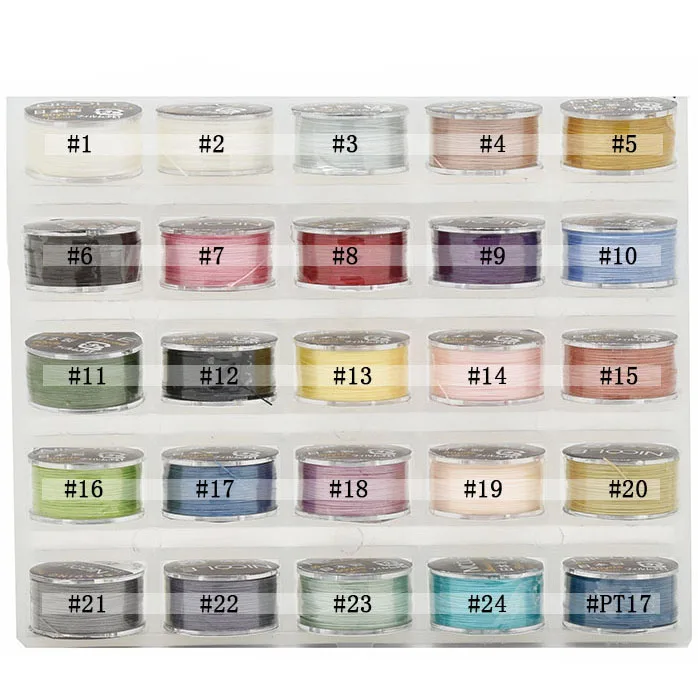 미유키 100% 나일론 스레드, 구슬 스레드 주얼리 꼰 스레드 Diy 액세서리 46m 구슬 스레드