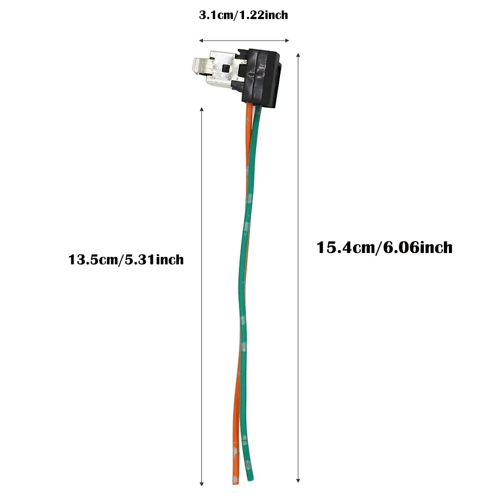 정품 자동차 LED 암 어댑터, 헤드라이트 안개등용 배선 하네스 소켓 와이어 커넥터, 1X 9005 9006 H7 H1 H11
