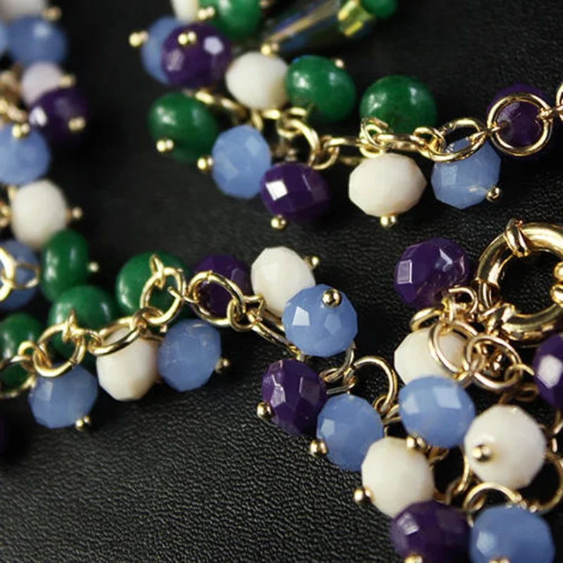 밝은 핑크 멀티 컬러 론델 면 크리스탈 유리 비즈, 석영 참 비즈, 쥬얼리 제작 액세서리, 직경 4mm, 6mm