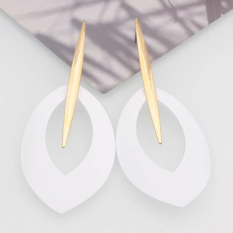 여성용 화이트 컬러 행잉 귀걸이, 롱 댕글 귀걸이, 크리스탈 태슬 귀걸이, 생일 선물 펜던트, 한국 패션