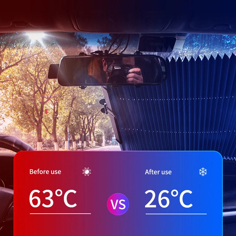 자동차 앞 유리 커튼 개폐식 전면 후면 창문 태양 보호대, 자동차 태양 쉐이드 바이저, 자동차 앞 유리 햇빛가리개 액세서리