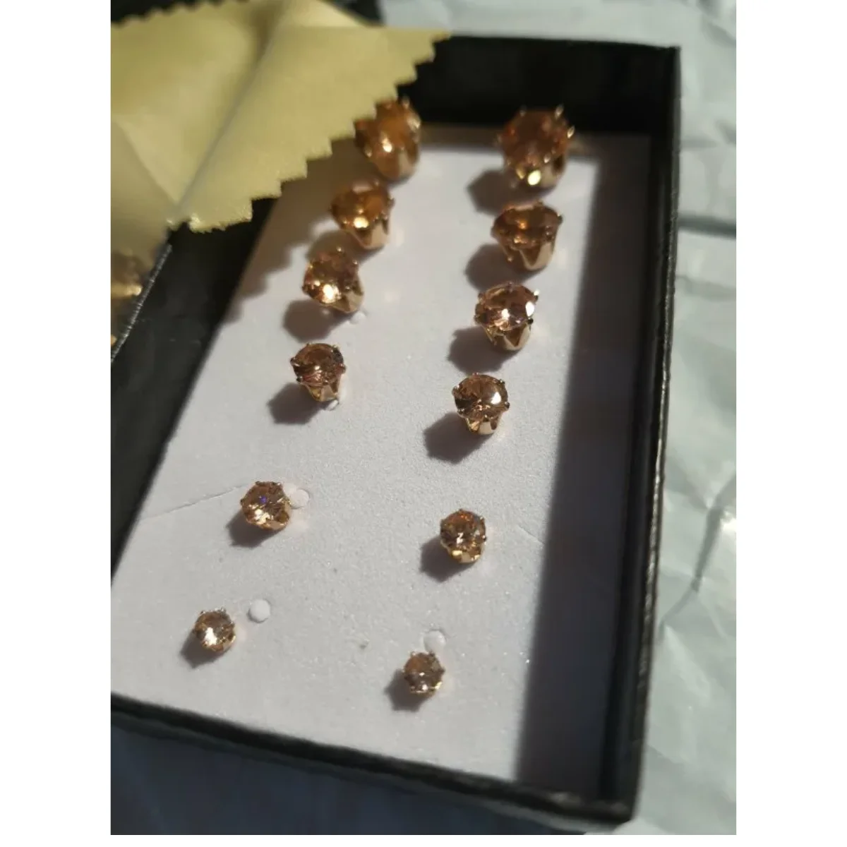 LUXUKISSKIDS 여성용 귀걸이 세트, 스테인리스 스틸 스터드 피어싱, 316L 하이포 알러지, 작은 브린코, 어린이 선물, 6 쌍/로트 패션