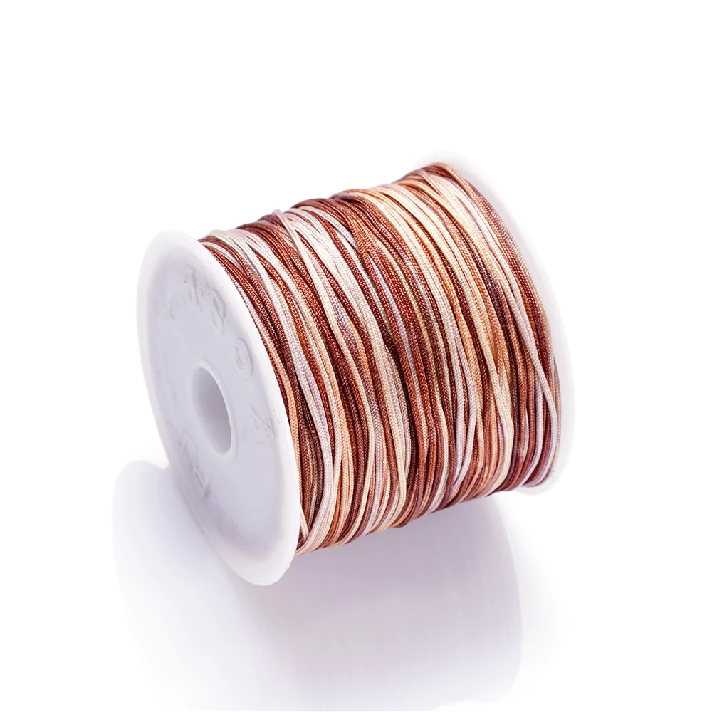 DIY 쥬얼리 제작용 나일론 스레드 코드, 중국 매듭 태슬 코드, 팔찌 꼰 끈, 액세서리 용품, 30m/롤, 0.8mm