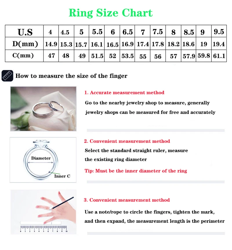 DIY 1.5 CT 솔리테어 약혼 반지, 결혼 밴드, 교환 가능한 스테인레스 스틸 라운드 큐빅 지르코니아 약속 반지