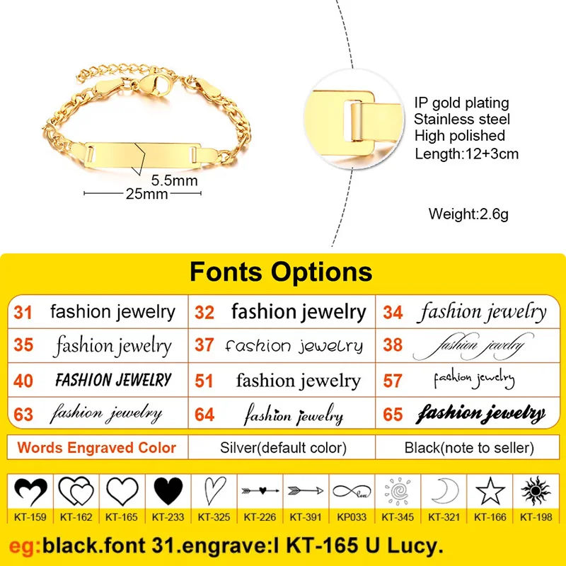 Vnox-맞춤형 엄마 아기 이름 팔찌, 비 알레르기 스테인레스 스틸, 유아 세례 맞춤 가족 사랑 선물, 조절 가능한 보석