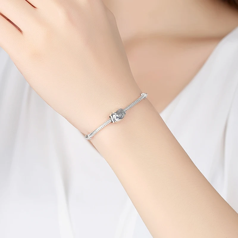 925 스털링 실버 매력 구슬 사랑 개 고양이 발 팬더 반딧불 펜던트 매력에 맞는 판도라 팔찌, 여성용 DIY 주얼리, 정품