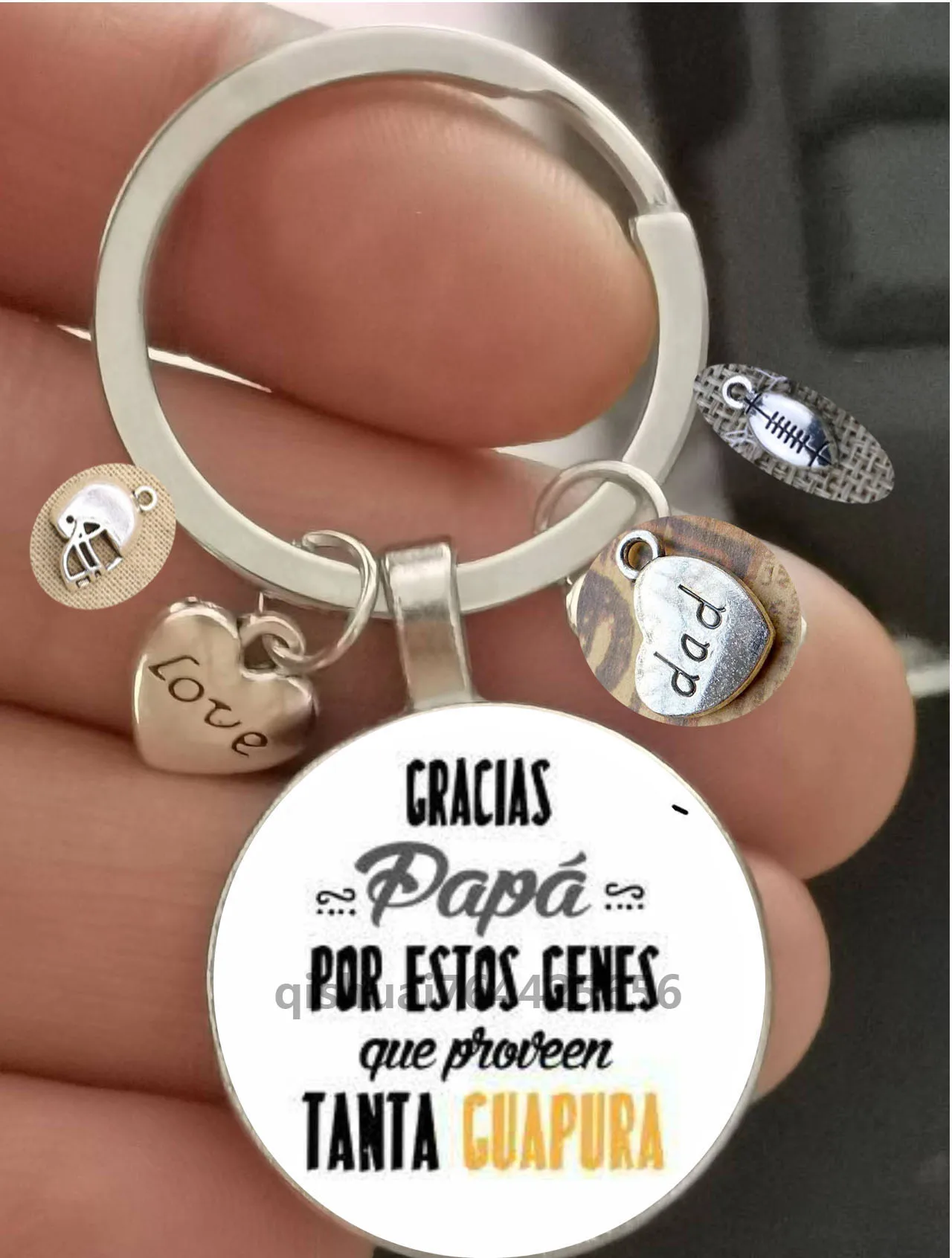 2023 키 체인. 아버지의 날 선물. 열쇠 고리