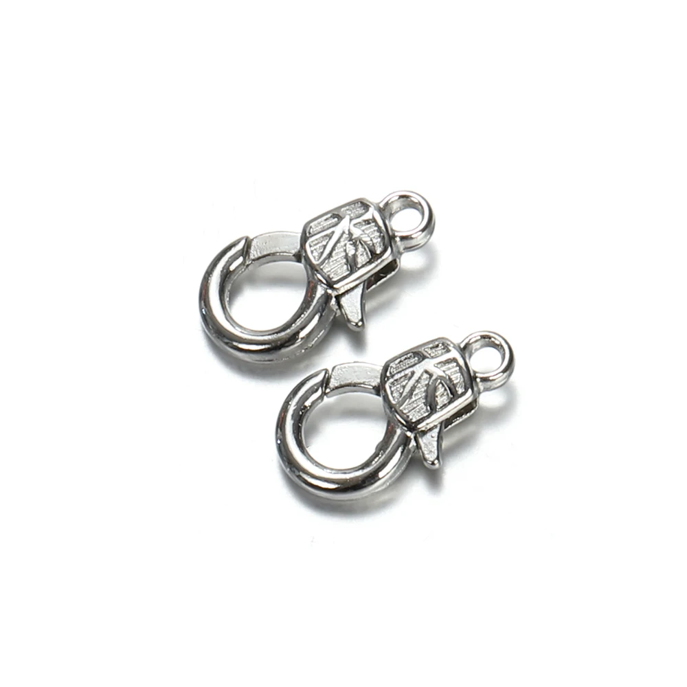 30pcs 팔찌에 대 한 16mm 금속 랍스터 걸쇠 목걸이 후크 체인 클로저 쥬얼리에 대 한 공예 액세서리 구성 요소 만들기 DIY