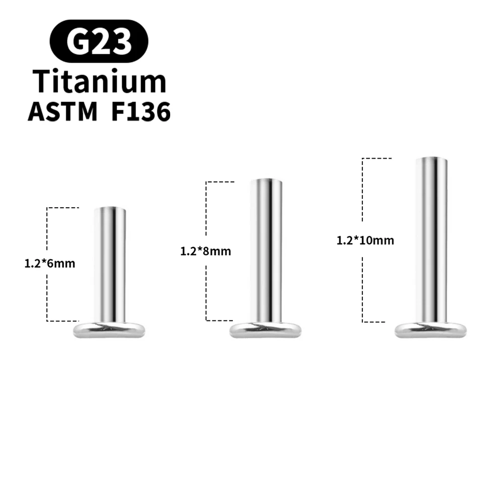 G23 티타늄 스터드 귀걸이, 16G 피어싱 세트, 귀 이주 연골 지르콘 오팔 바디 쥬얼리, 헬릭스, 다이, 립 로브 핀, 도매