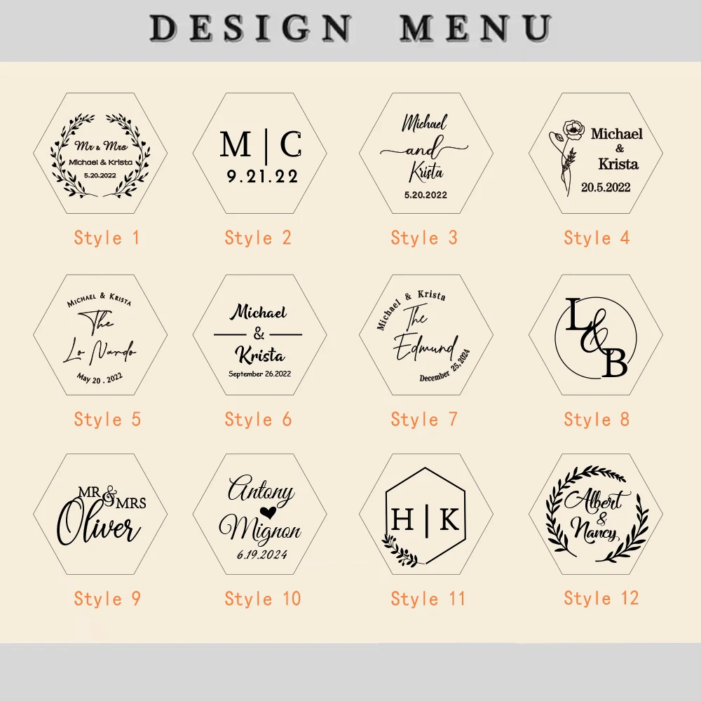 맞춤형 아크릴 투명 육각형 반지 상자, 개인 약혼 결혼 반지 상자 보관, 웨딩 장식, 신부 선물