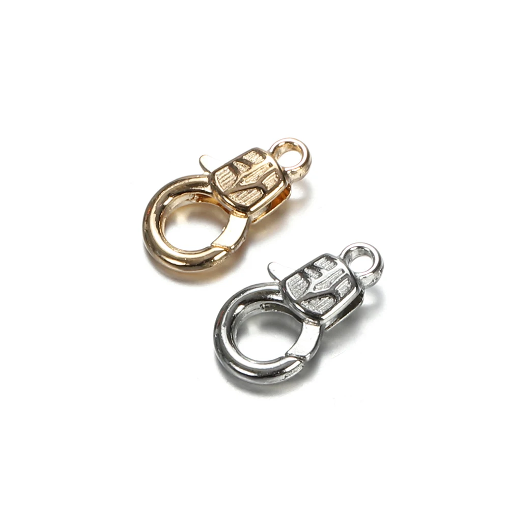 30pcs 팔찌에 대 한 16mm 금속 랍스터 걸쇠 목걸이 후크 체인 클로저 쥬얼리에 대 한 공예 액세서리 구성 요소 만들기 DIY