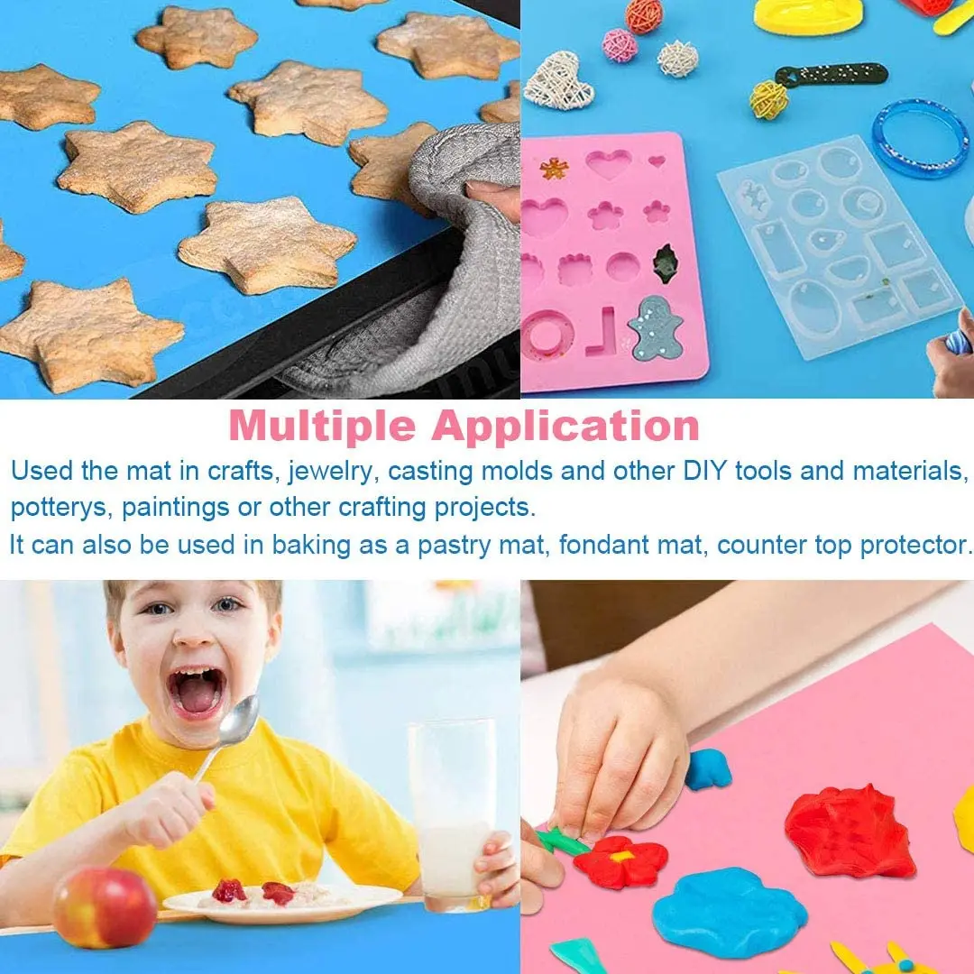 공예용 초대형 실리콘 매트, 에폭시 수지 보석 주조, 프리미엄 실리콘 플레이스 매트, 미끄럼 방지, 수조 보호대
