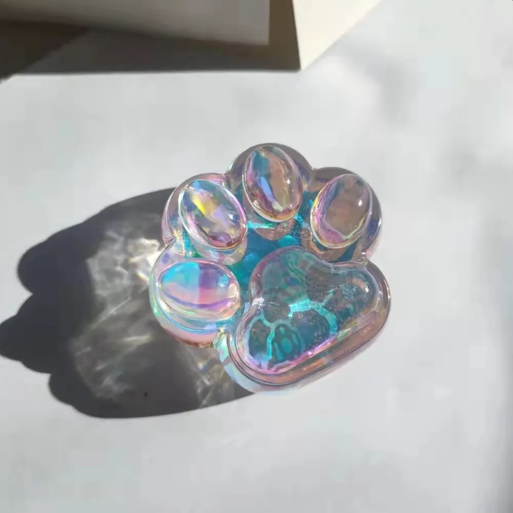 고양이 발 실리콘 몰드 키 체인 펜던트 에폭시 수지 몰드, DIY 펜던트용 에폭시 수지 몰드, 공예 쥬얼리 액세서리 만들기