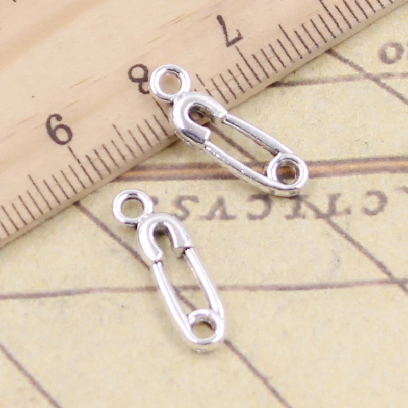 30pcs 매력 안전 핀 아기 기저귀 19x6mm 티벳 청동 실버 컬러 펜던트 골동품 보석 만들기 DIY 수제 공예 title=30pcs 매력 안전 핀 아기 기저귀 19x6mm 티벳 청동 실버 컬러 펜던트 골동품 보석 만들기 DIY 수제 공예 