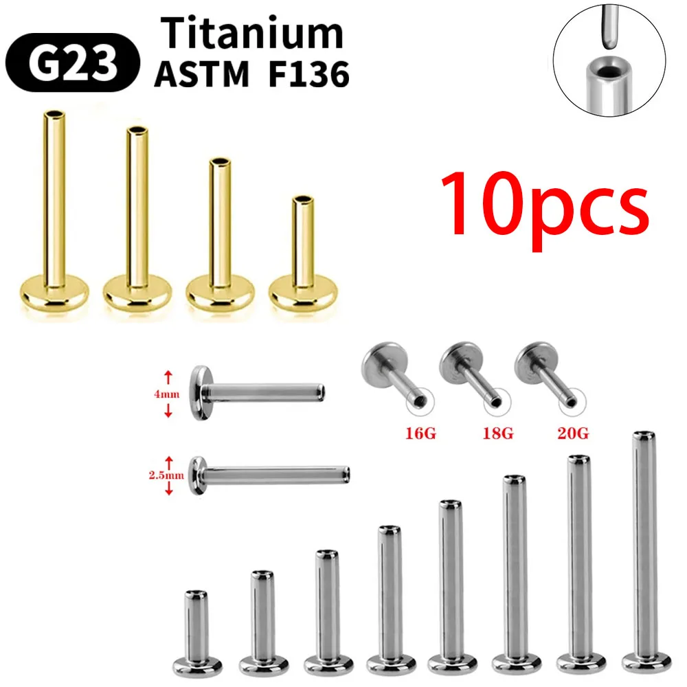 라브렛 립 피어싱 링 귀걸이 베이스, 립 바디 쥬얼리 플러그인 베이스, G23 ASTM F136 티타늄 도매, 10pce14G, 16G, 20G title=라브렛 립 피어싱 링 귀걸이 베이스, 립 바디 쥬얼리 플러그인 베이스, G23 ASTM F136 티타늄 도매, 10pce14G, 16G, 20G 