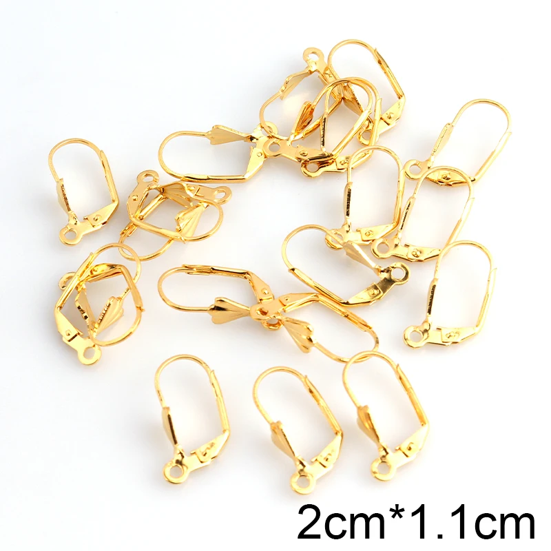 20pcs 스테인레스 스틸 귀걸이 프랑스어 후프 귀걸이 Clasps 피팅 귀 설정 자료 DIY 쥬얼리 만들기 용품 액세서리