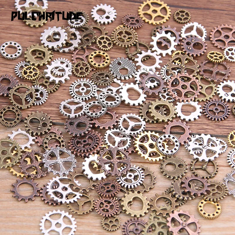 Pulchritude 60 pcs 4 색 소형 8-15mm 혼합 합금 기계식 steampunk 톱니 바퀴 및 기어 diy 액세서리 new oct drop ship title=Pulchritude 60 pcs 4 색 소형 8-15mm 혼합 합금 기계식 steampunk 톱니 바퀴 및 기어 diy 액세서리 new oct drop ship 