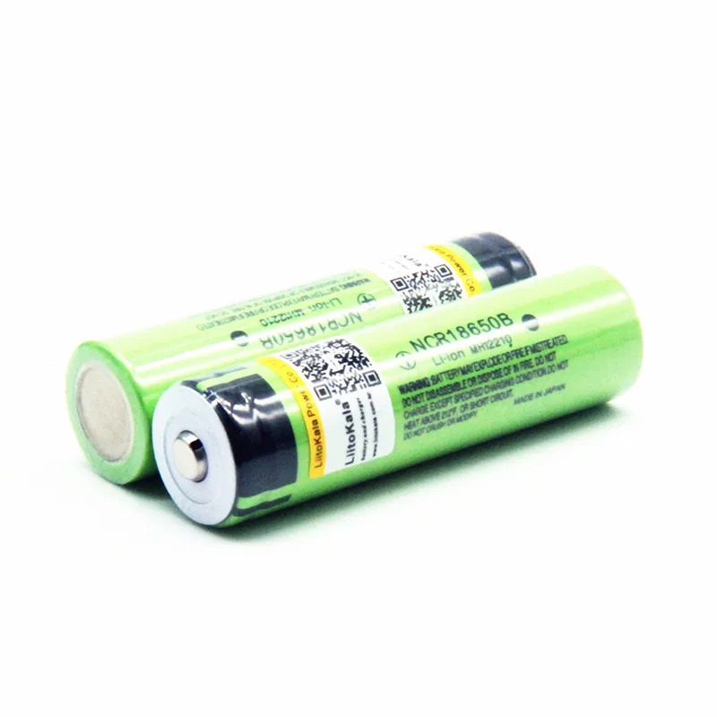 Liitokala-100% 뉴 오리지널 리튬 충전 건전지 NCR18650B 3.7 v 3400 mah 18650, 인기상품, 손전등 건전지 (PCB 없음)