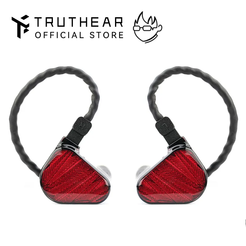 TRUTHEAR x Crinacle ZERO:RED 듀얼 다이나믹 드라이버 인이어 헤드폰, 0.78 2 핀 케이블 포함 title=TRUTHEAR x Crinacle ZERO:RED 듀얼 다이나믹 드라이버 인이어 헤드폰, 0.78 2 핀 케이블 포함 