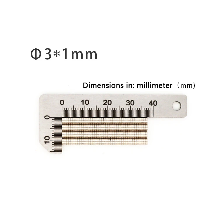 초강력 자석 원형 자석 NdFeB, 1x1, 2x1, 3x2, 3x3, 4x1, 4x2, 5x1, 6x1, 7x1, 8x1mm 네오디뮴 자석, 강력한 디스크