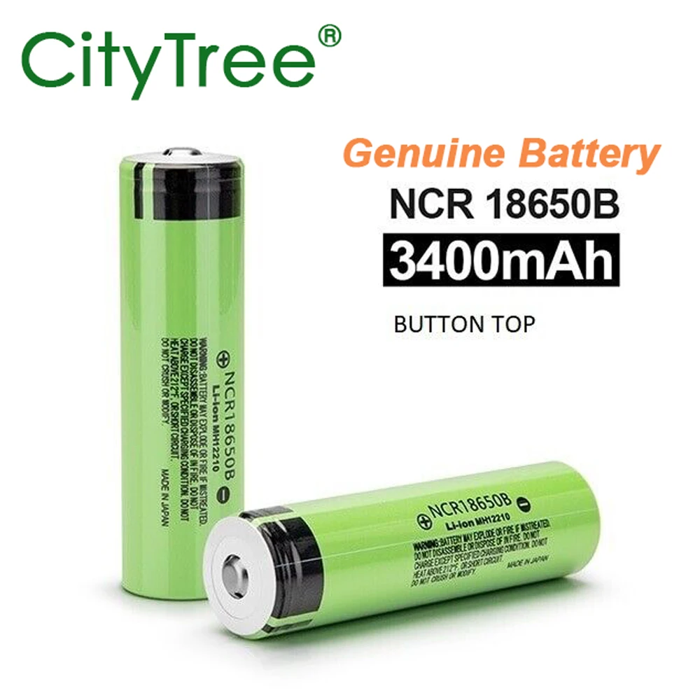 손전등용 18650 리튬 탑 단추 충전식 배터리, NCR18650B, 3.7V, 3400mAh, 100% 신제품 title=손전등용 18650 리튬 탑 단추 충전식 배터리, NCR18650B, 3.7V, 3400mAh, 100% 신제품 