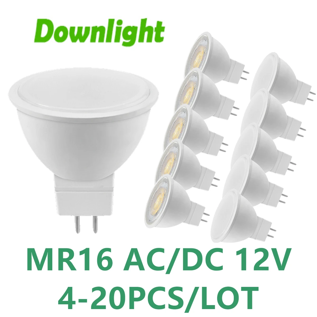 가정용 LED 스포트라이트 전구, GU5.3 AC DC 12V, MR16 저압, 3W 5W 6W 7W 조명, 120 도 38 도, 주방 학습, 4-20 개 title=가정용 LED 스포트라이트 전구, GU5.3 AC DC 12V, MR16 저압, 3W 5W 6W 7W 조명, 120 도 38 도, 주방 학습, 4-20 개 