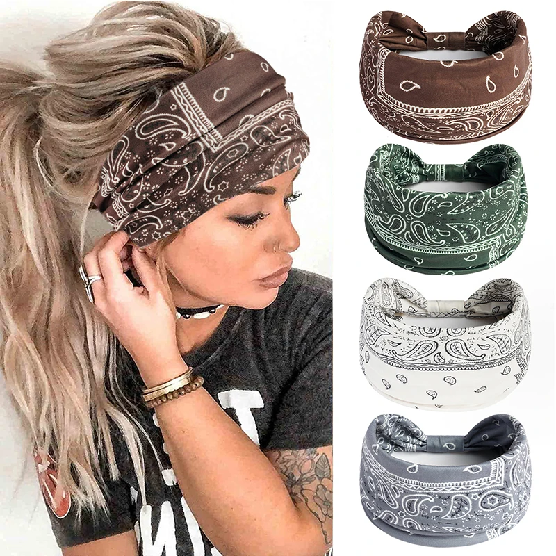 Boho Knot Turbans 요가 탄성 헤드 랩, 여성용 머리띠, 넓은 머리띠, 꽃 반다나, 패션 헤어밴드 액세서리 title=Boho Knot Turbans 요가 탄성 헤드 랩, 여성용 머리띠, 넓은 머리띠, 꽃 반다나, 패션 헤어밴드 액세서리 