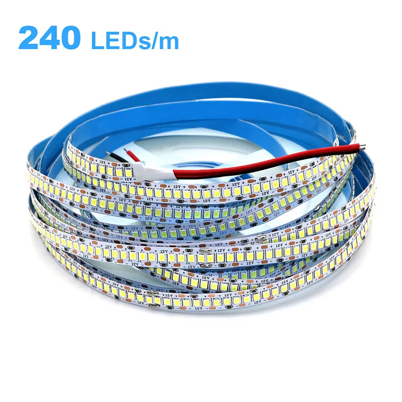 2835 5M 300 600 1200LED 스트립, DC 12V 24V 120LED/m 가정용 방수 IP65 램프 스트립, 유연하고 절단 가능한 소프트 램프 바