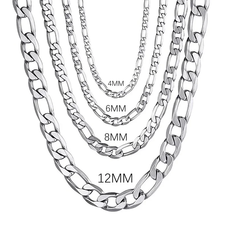 남성 및 여성용 925 스털링 실버 체인 목걸이, 패션 쥬얼리, 하이 엔드 목걸이, 4mm, 6mm, 8mm, 12mm, 16-30 인치 title=남성 및 여성용 925 스털링 실버 체인 목걸이, 패션 쥬얼리, 하이 엔드 목걸이, 4mm, 6mm, 8mm, 12mm, 16-30 인치 