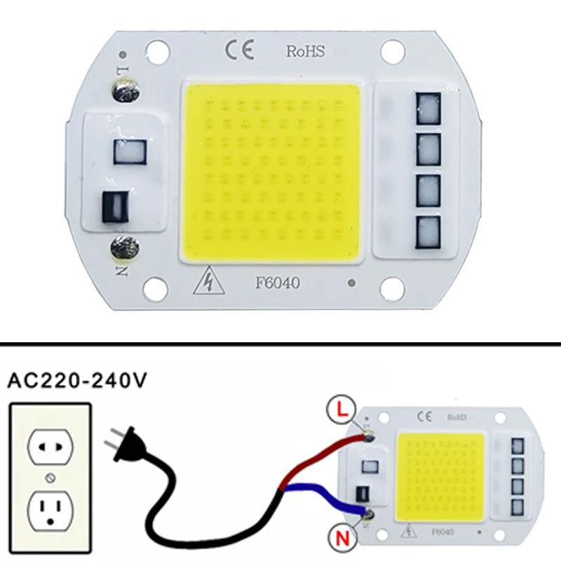 LED 칩 COB 램프, 10W 20W 30W 50W AC 220V 240V IP65 스마트 IC, 드라이버 필요 없음, DIY 투광 조명, LED 전구 스포트라이트, 야외 램프 비드 title=LED 칩 COB 램프, 10W 20W 30W 50W AC 220V 240V IP65 스마트 IC, 드라이버 필요 없음, DIY 투광 조명, LED 전구 스포트라이트, 야외 램프 비드 