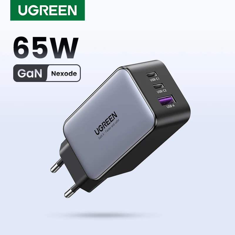 UGREEN 65W GaN 충전기 빠른 충전 4.0 3.0 유형 C PD USB 충전기 아이폰 12 13 프로 최대 빠른 충전기 노트북 PD 충전기 title=UGREEN 65W GaN 충전기 빠른 충전 4.0 3.0 유형 C PD USB 충전기 아이폰 12 13 프로 최대 빠른 충전기 노트북 PD 충전기 