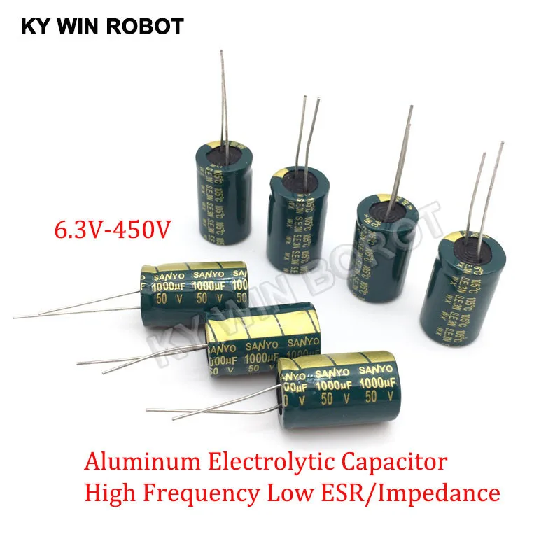 고주파 저 ESR 알루미늄 커패시터, 100UF 220UF 330UF 470UF 680UF 1000UF 1500UF 2200UF 3300UF, 10V, 16V, 25V, 35V, 50V, 2-50 개 title=고주파 저 ESR 알루미늄 커패시터, 100UF 220UF 330UF 470UF 680UF 1000UF 1500UF 2200UF 3300UF, 10V, 16V, 25V, 35V, 50V, 2-50 개 