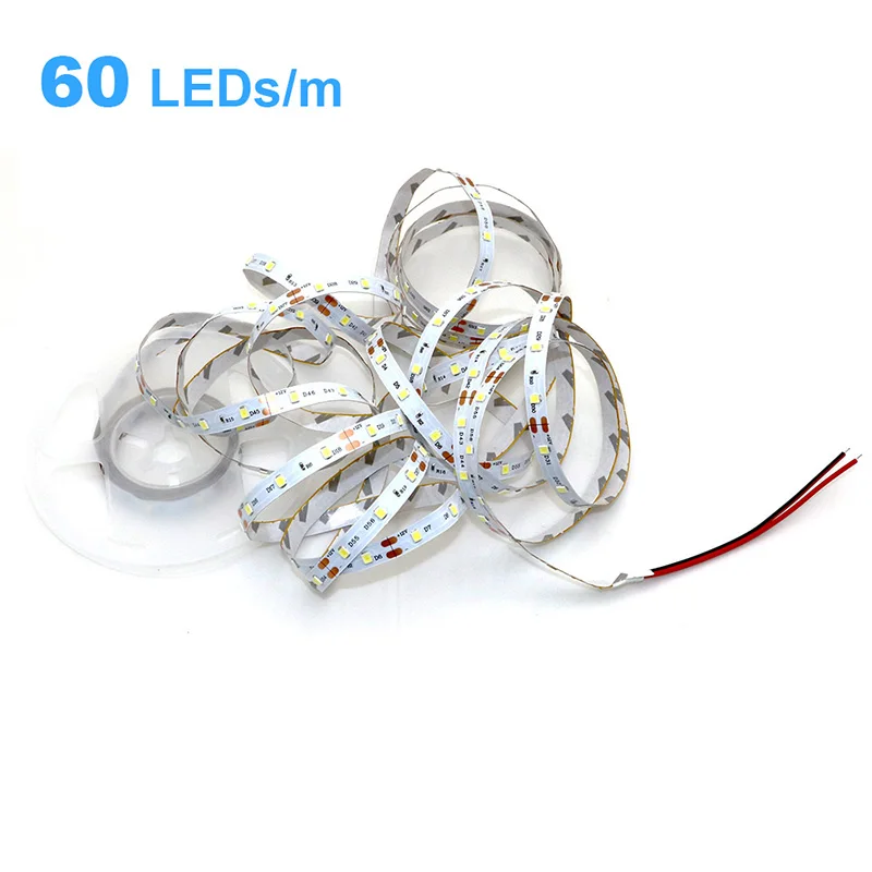 2835 5M 300 600 1200LED 스트립, DC 12V 24V 120LED/m 가정용 방수 IP65 램프 스트립, 유연하고 절단 가능한 소프트 램프 바