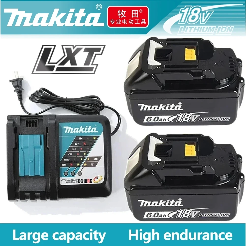 마키타 충전식 전동 공구 배터리, 교체형 LED 리튬 이온, 6.0 Ah 18V LXT BL1860B BL1860BL1850 BL1830, 100% 정품 title=마키타 충전식 전동 공구 배터리, 교체형 LED 리튬 이온, 6.0 Ah 18V LXT BL1860B BL1860BL1850 BL1830, 100% 정품 