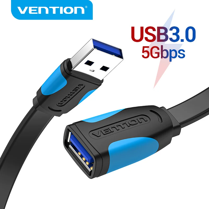 Vention-USB 케이블 USB 3.0 2.0 수-암 연장 케이블, USB 3.0 데이터 코드, 스마트 TV PC SSD USB 2.0 케이블 연장기 title=Vention-USB 케이블 USB 3.0 2.0 수-암 연장 케이블, USB 3.0 데이터 코드, 스마트 TV PC SSD USB 2.0 케이블 연장기 