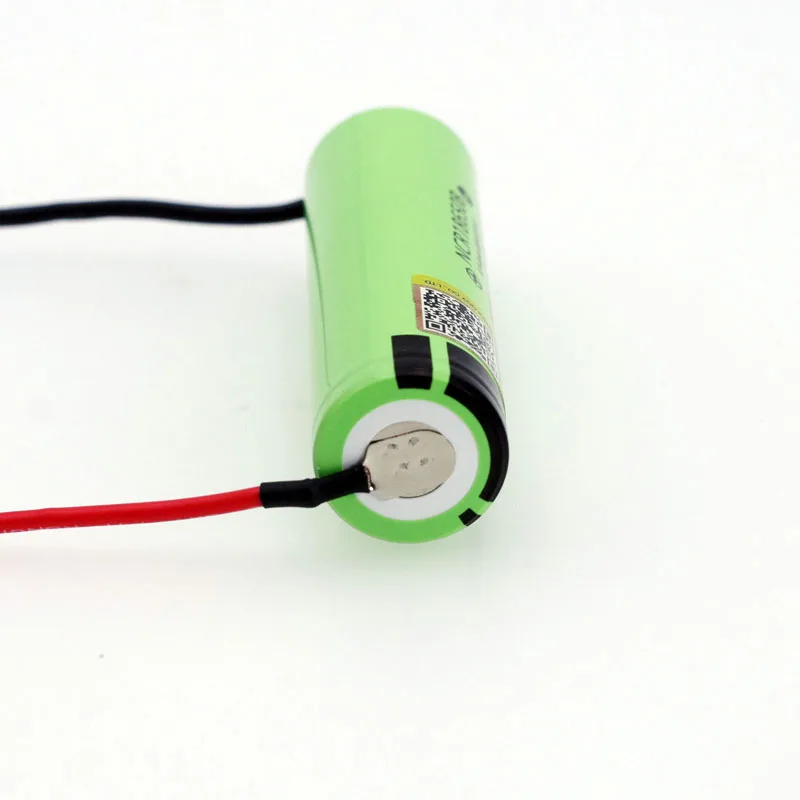 LiitoKala-뉴 오리지널 리튬 이온 충전식 배터리 NCR18650B, 3.7v, 3400mAh, 실리카 젤 케이블, DIY