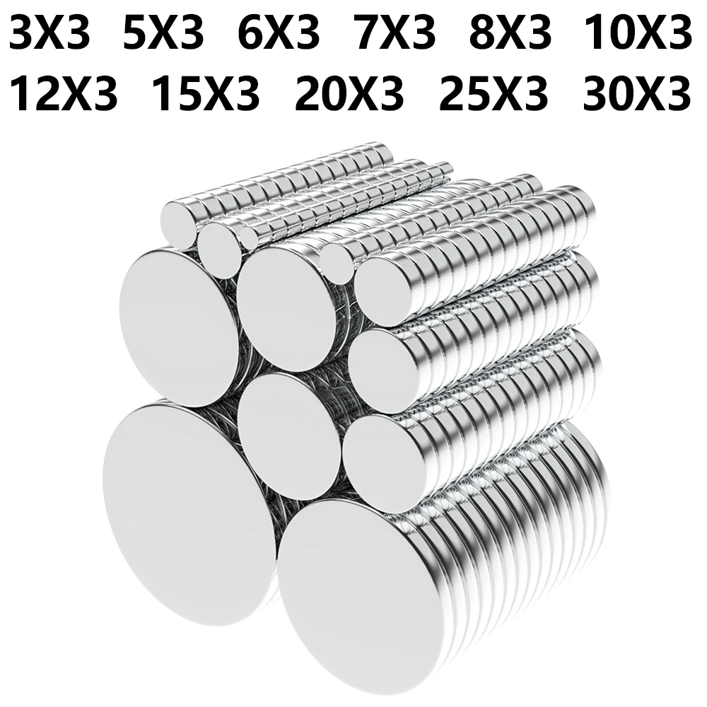 초강력 자석 원형 자석 NdFeB 네오디뮴 자석, 강력한 디스크, 3x3, 5x3, 6x3, 7x3, 8x3, 10x3, 12x3, 15x3, 20x3mm, N35 title=초강력 자석 원형 자석 NdFeB 네오디뮴 자석, 강력한 디스크, 3x3, 5x3, 6x3, 7x3, 8x3, 10x3, 12x3, 15x3, 20x3mm, N35 