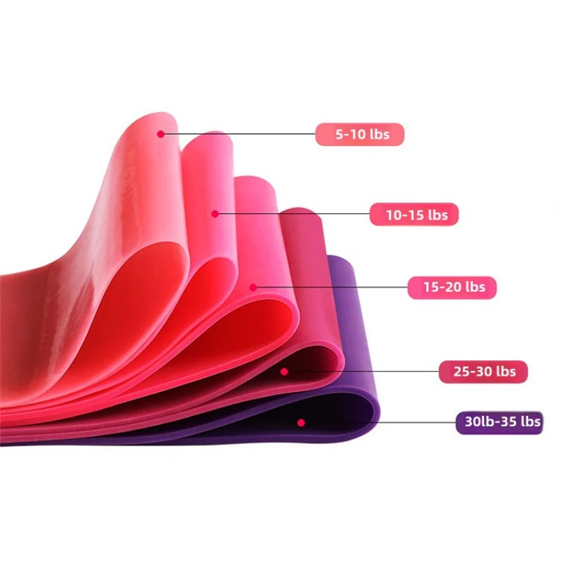 휴대용 저항 밴드 여성용 스쿼트 힙 텐션 밴드, 체육관 요가 장비, 텐션 슬림 다리, 슬림 핸드 탄성 서클