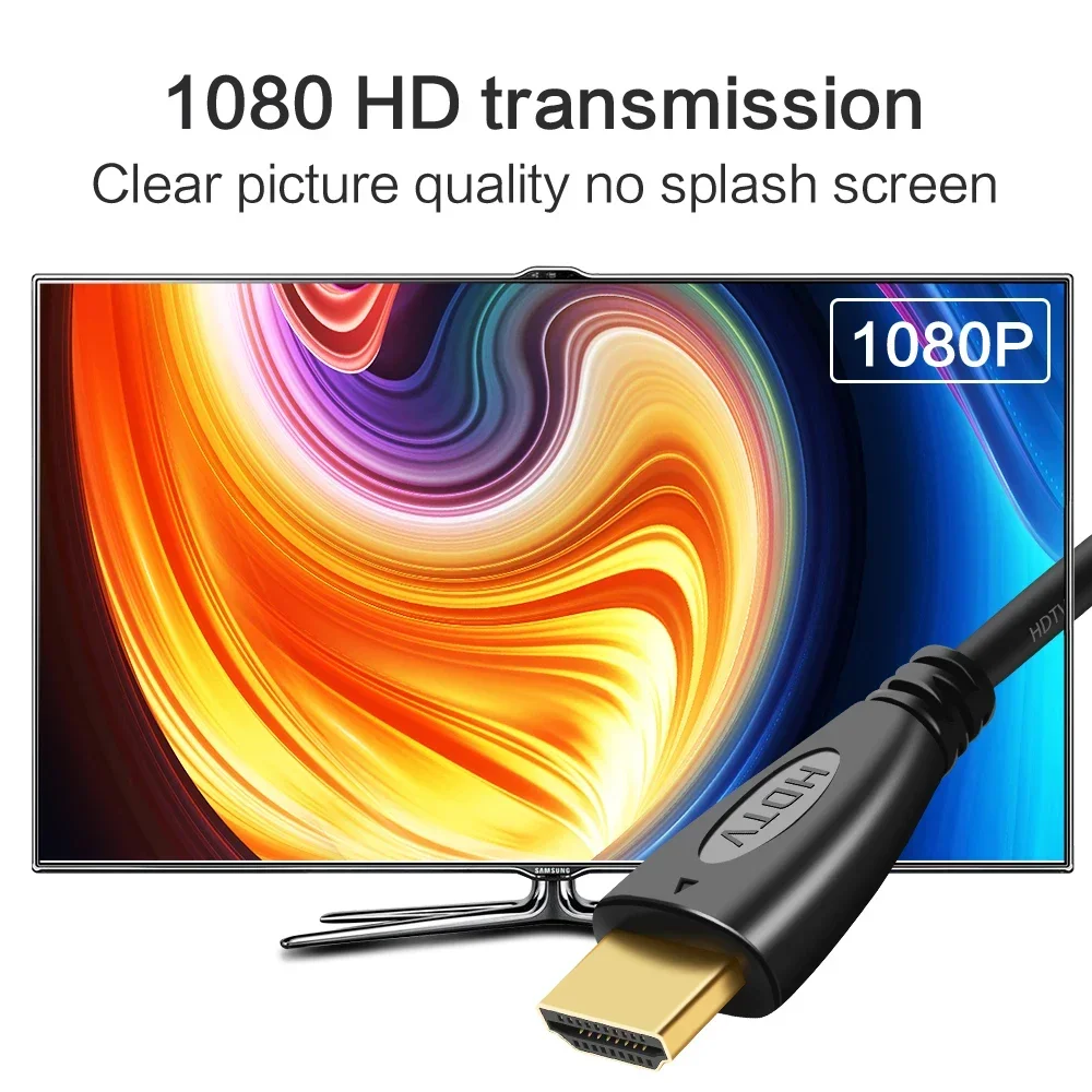 FSU-HDMI 호환 비디오 3D 케이블, 고품질 금 도금 1.4 4K 1080P HDTV 분배기 전환기 0.5m 1m 1.5m 2m 3m 5m 10m